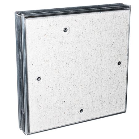 Люк ревизионный D Ceramo 250х400 скрытый монтаж съемный алюминий EVECS