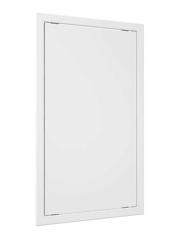Люк ревизионный Л фланец 296х496 нажимной 318х518 пластик EVECS