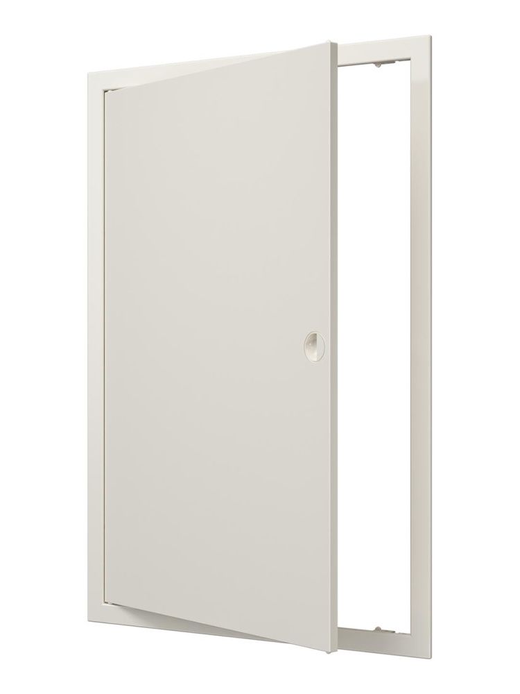 Люк ревизионный ЛР фланец 396х596  ручка 418х618 пластик Ivory EVECS